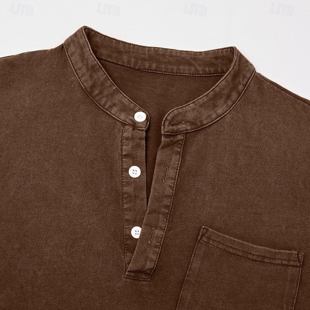 André Ferran Saltwater Langarm-Henley