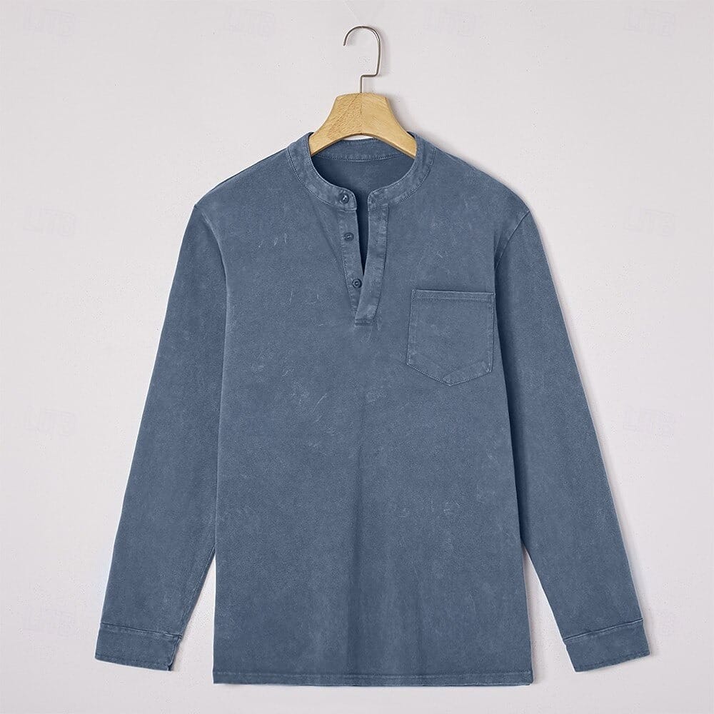 André Ferran Saltwater Langarm-Henley