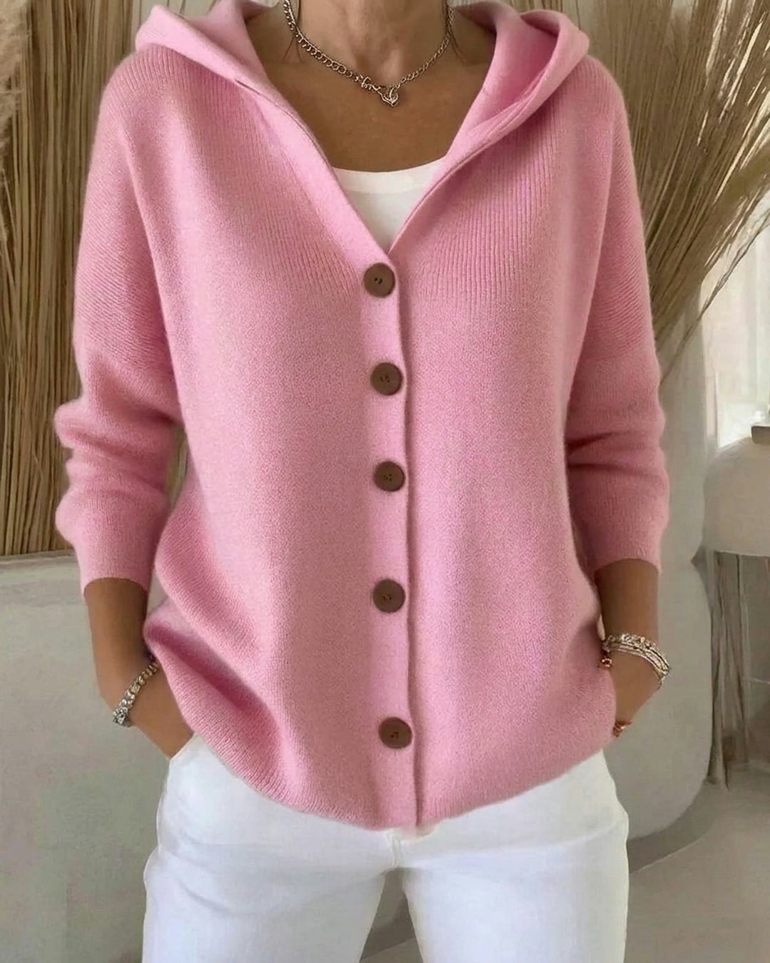 Rosalyn | Entspannter Kapuzen-Cardigan