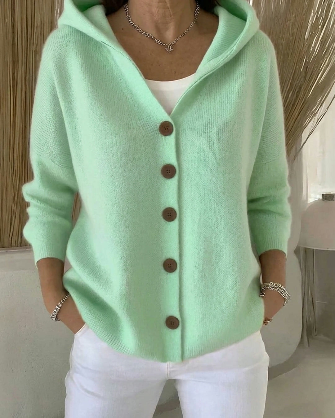 Rosalyn | Entspannter Kapuzen-Cardigan