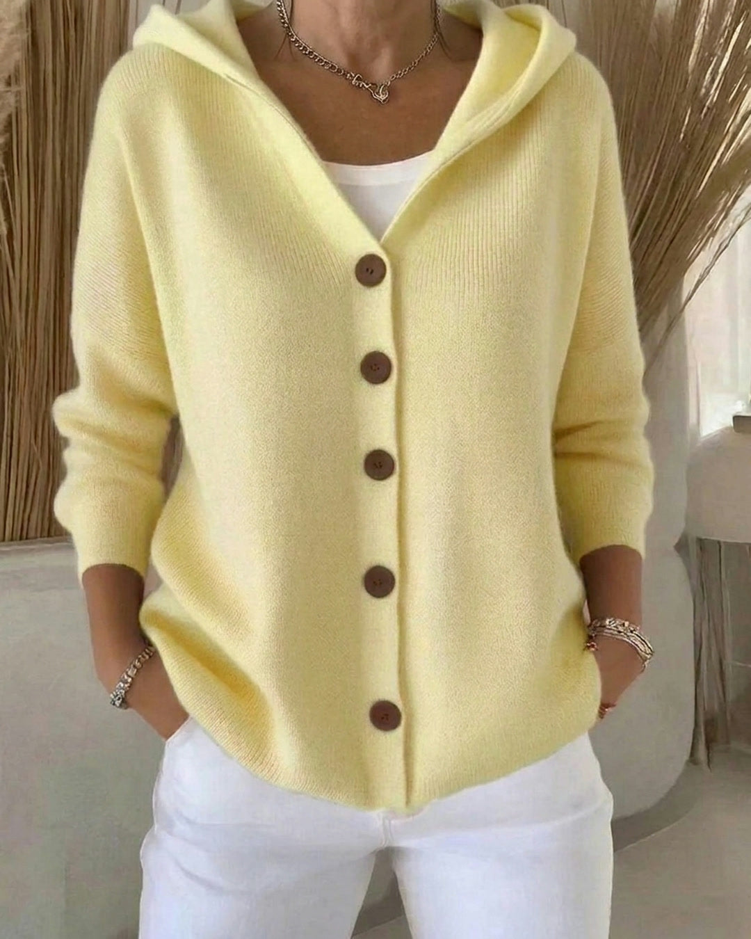Rosalyn | Entspannter Kapuzen-Cardigan