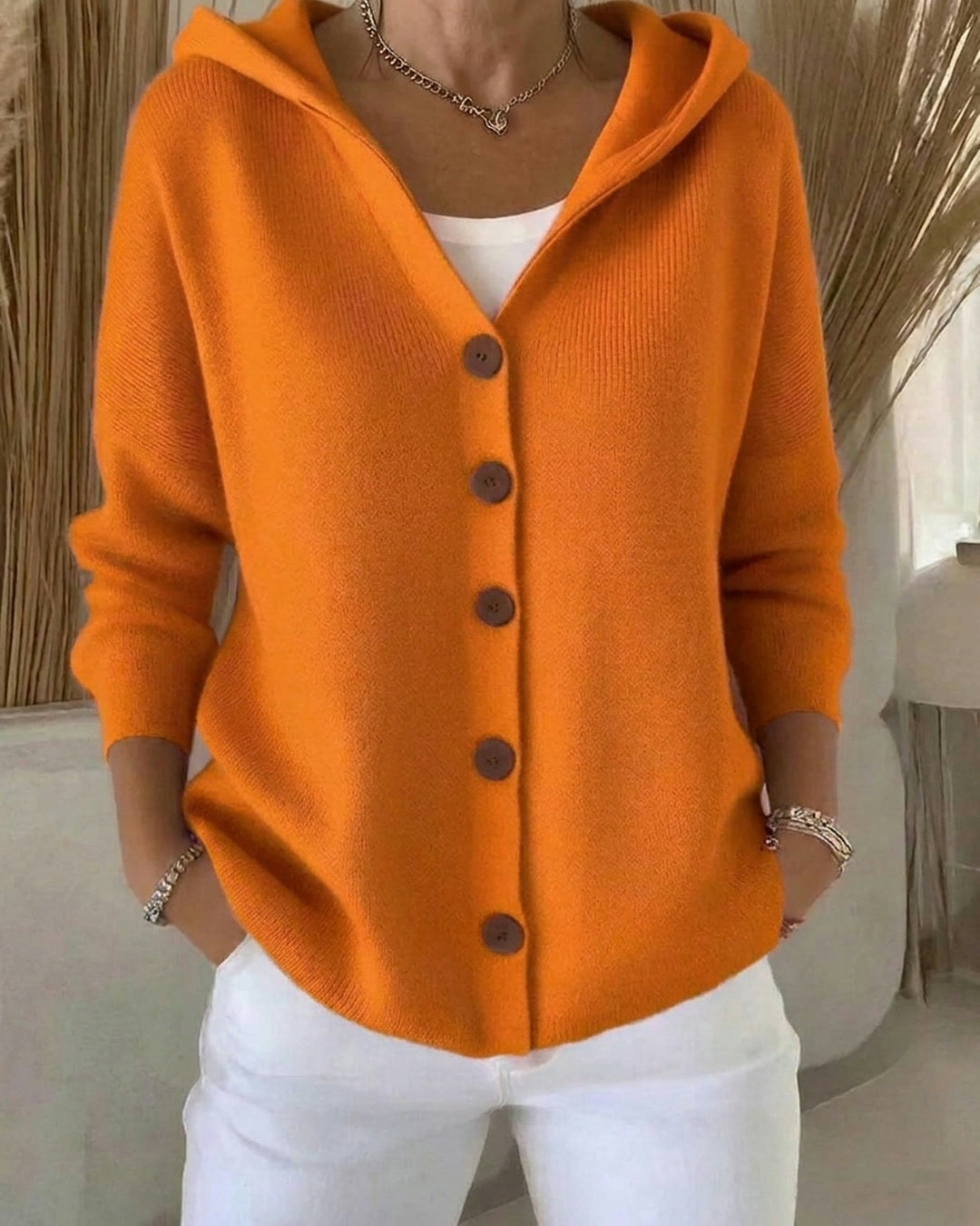 Rosalyn | Entspannter Kapuzen-Cardigan