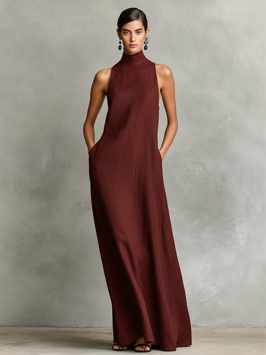 Fiora | Minimalistisches Maxikleid