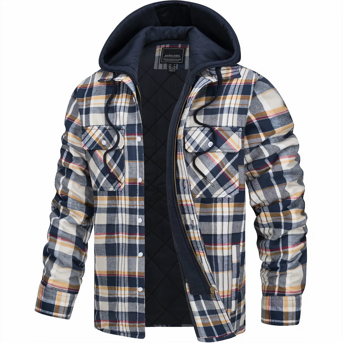 Karl™ | Karierte Jacke mit Reissverschluss