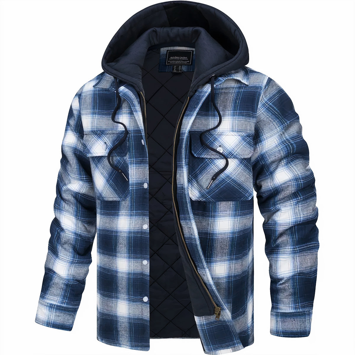 Karl™ | Karierte Jacke mit Reissverschluss