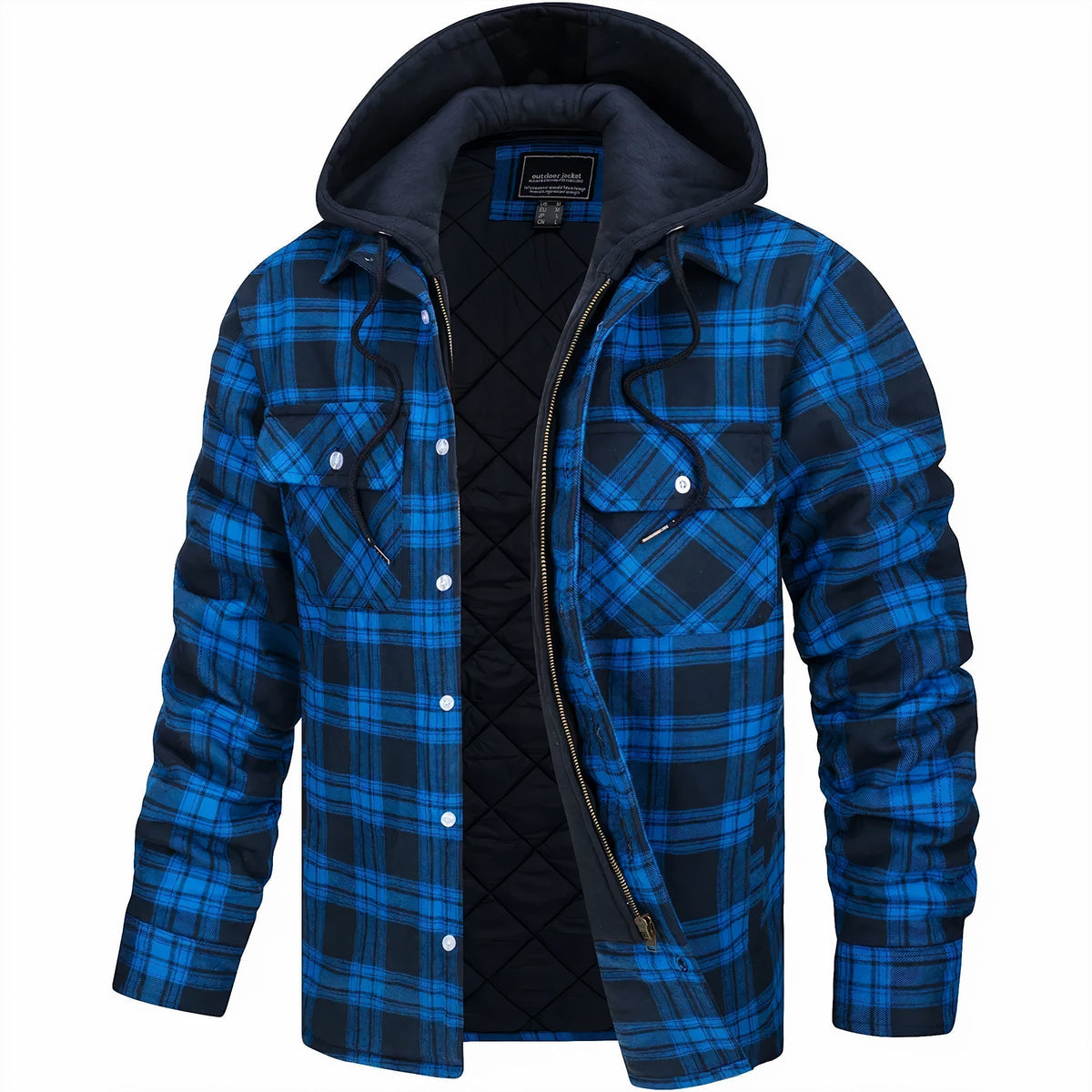 Karl™ | Karierte Jacke mit Reissverschluss