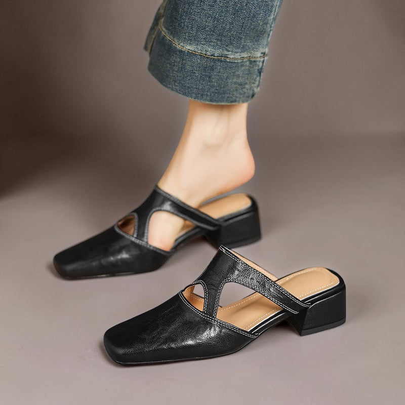 Dessa | Echtes Leder Mules