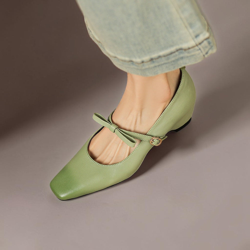 Bryony | Bogenriemen Mary Jane Pump