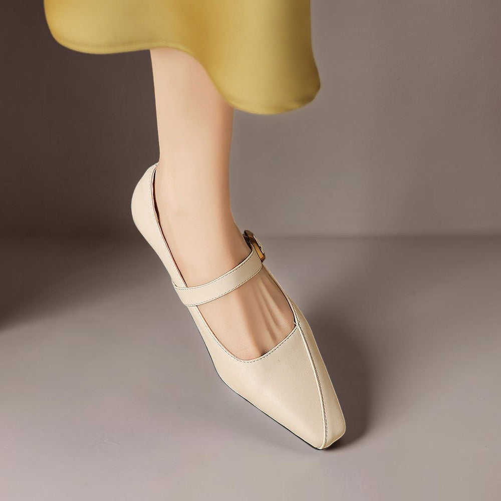 Zorae | Paneelierte Mary Jane Absatzschuhe