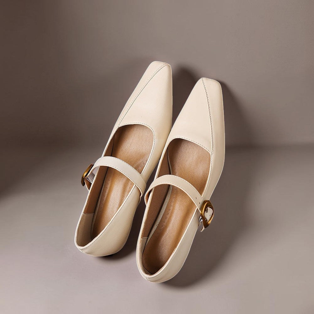 Zorae | Paneelierte Mary Jane Absatzschuhe