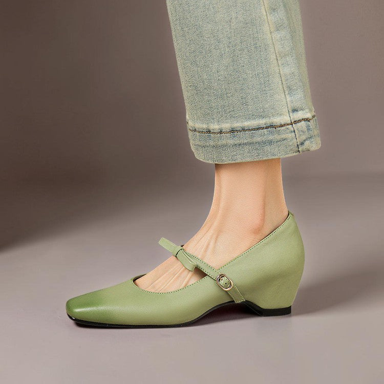 Bryony | Bogenriemen Mary Jane Pump