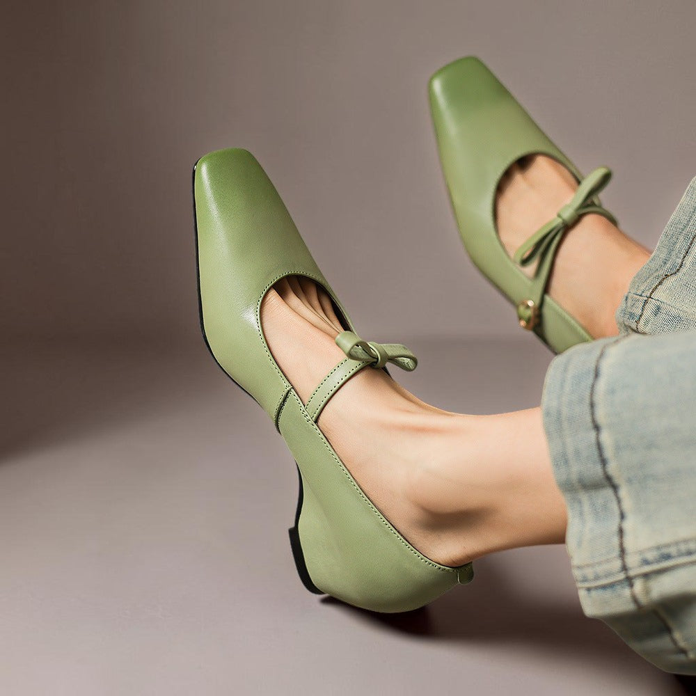 Bryony | Bogenriemen Mary Jane Pump