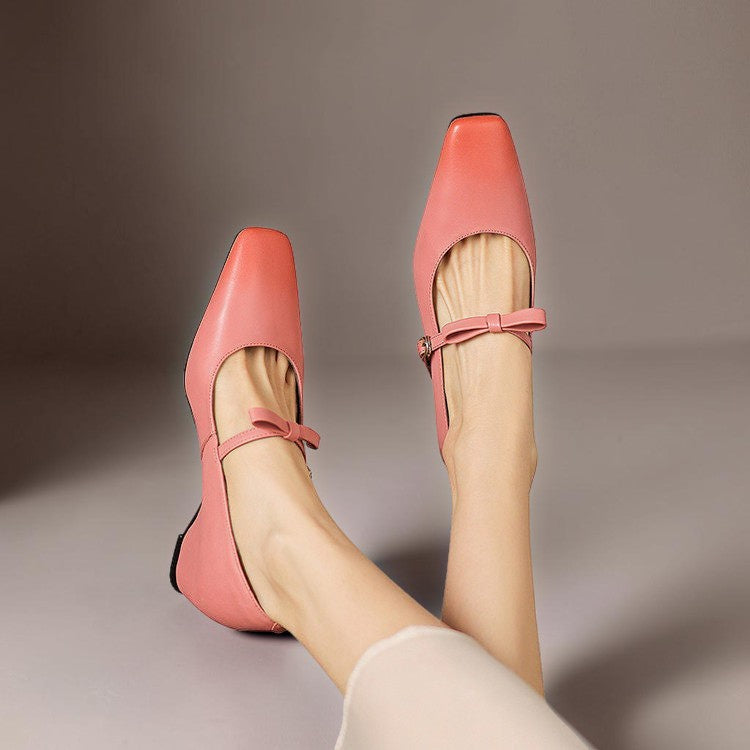 Bryony | Bogenriemen Mary Jane Pump