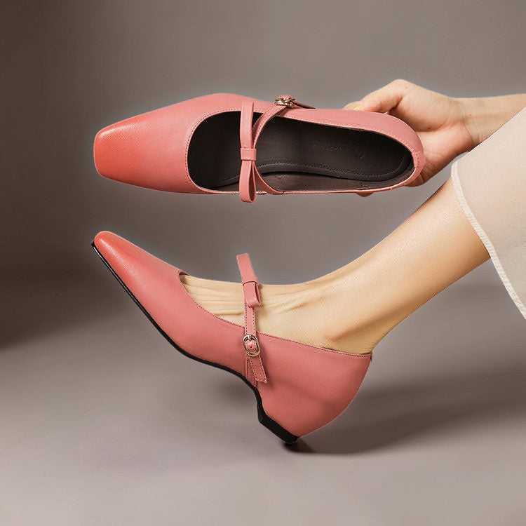 Bryony | Bogenriemen Mary Jane Pump