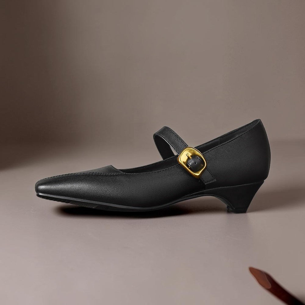 Zorae | Paneelierte Mary Jane Absatzschuhe