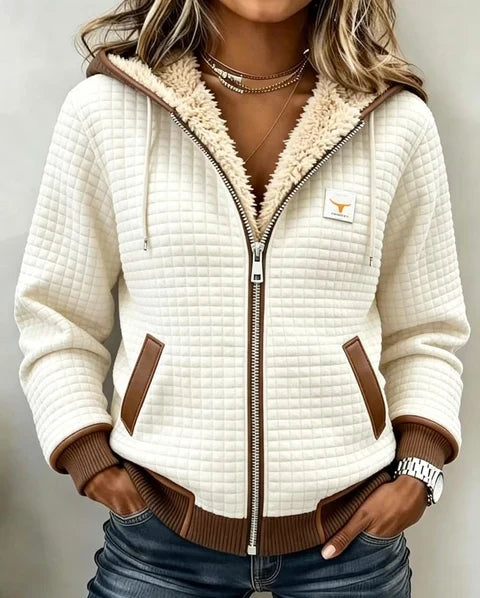 Penelope™ Kapuzenjacke aus gesteppter Fleece