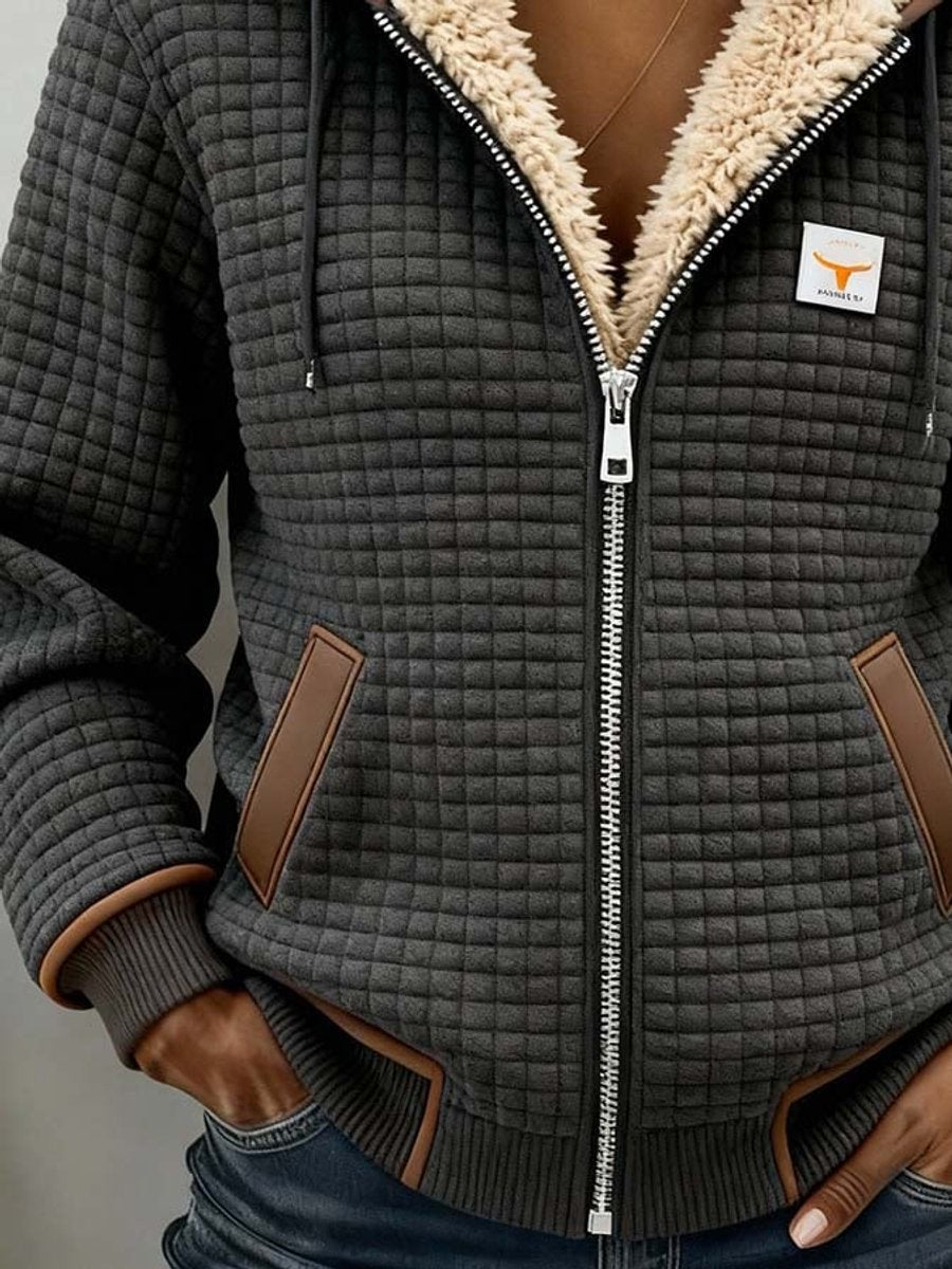 Penelope™ Kapuzenjacke aus gesteppter Fleece